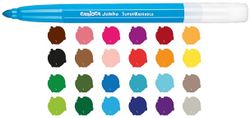 Rotulador CARIOCA Jumbo punta maxi 24 und.