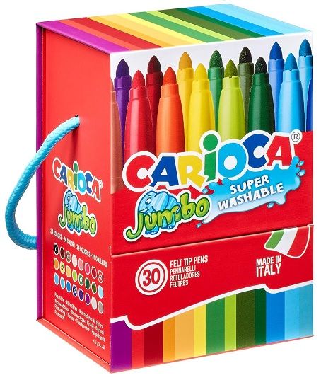 Rotulador CARIOCA Jumbo punta maxi 30 und.