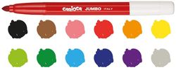 Rotulador CARIOCA Jumbo punta maxi caja 144 u.