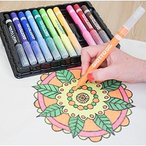 Rotulador Giotto Decor Textile School Pack 48 und.