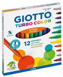 Retolador GIOTTO Turbo Color 12 colors