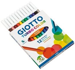 Retolador GIOTTO Turbo Color 12 colors