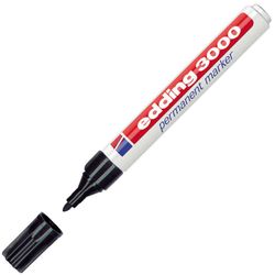 Retolador permanent EDDING 3000-4, Negre