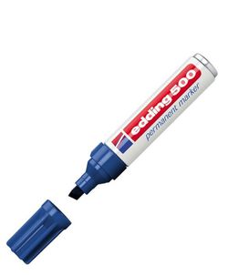 Retolador permanent EDDING 500 Blau p.bisellada