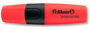 Rotulador fluorescente PELIKAN TEXTMARKER 490, Rojo