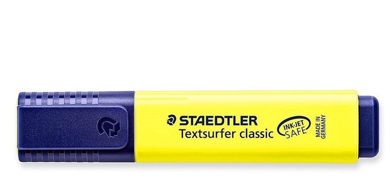 Rotulador fluorescente Staedtler TEXTSURFER 364-1 Amarillo Staedtler  MF-E0615. — latiendadelmaestro