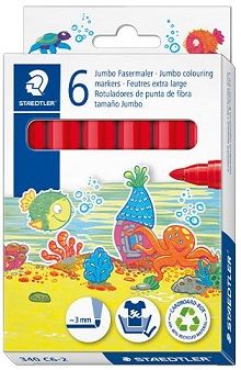 Retolador STAEDTLER Jumbo 340, Vermell