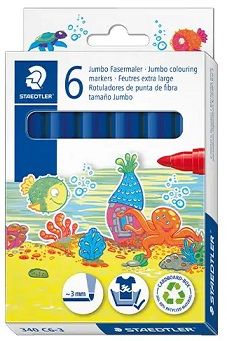 Retolador STAEDTLER Jumbo 340, Blau Fosc