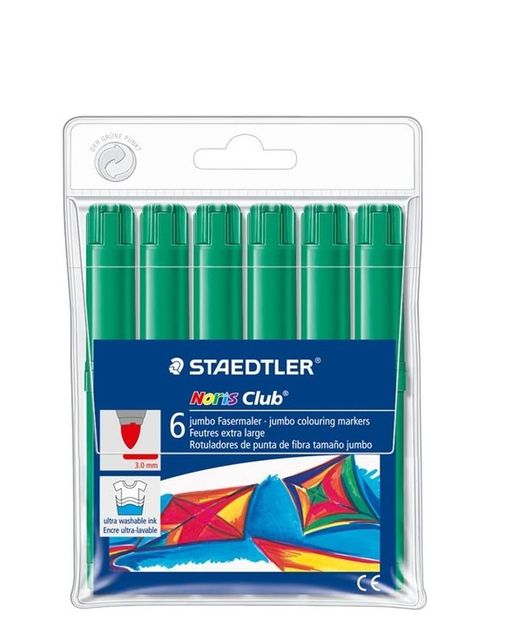 Rotulador STAEDTLER Jumbo 340, Verde Oscuro