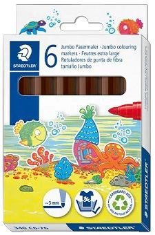 Rotulador STAEDTLER Jumbo 340, Marrón