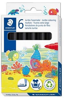 Rotulador STAEDTLER Jumbo 340, Negro