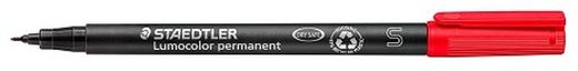 Retolador permanent LUMOCOLOR 313, Vermell