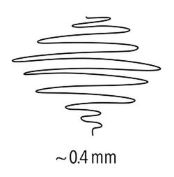 Retolador permanent LUMOCOLOR 313, Vermell