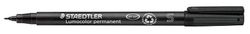 Rotulador permanente LUMOCOLOR 313, Negro