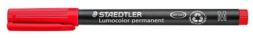 Rotulador permanente LUMOCOLOR 317, Rojo