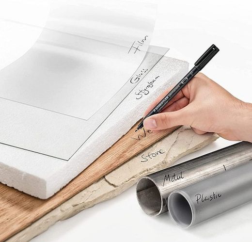 Retolador permanent LUMOCOLOR 318, Blau