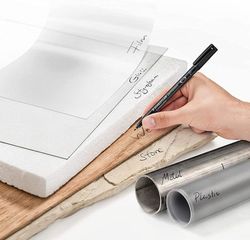 Retolador permanent LUMOCOLOR 318, Negre