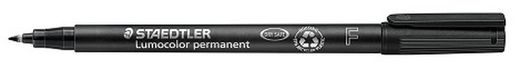 Retolador permanent LUMOCOLOR 318, Negre
