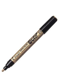 Retolador PILOT metal·litzat p.mitjana, daurat