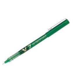 Rotulador PILOT V-7 punta de aguja Verde