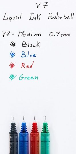 Rotulador PILOT V-7 punta de aguja Verde