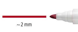 Rotulador pizarra Lumocolor whiteboard marker 351, Rojo