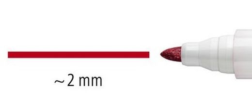 Rotulador pizarra Lumocolor whiteboard marker 351, Rojo