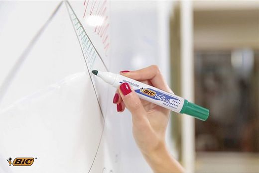 Retolador pissarra BIC VELLEDA Ecolutions Verde