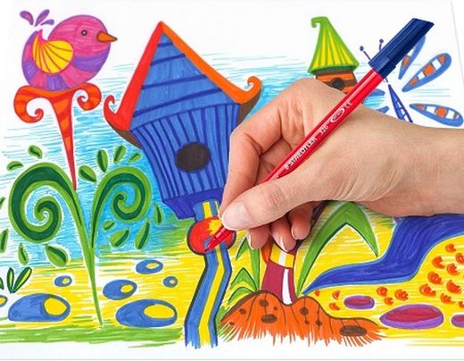 Retolador NORIS 326, 10 colors