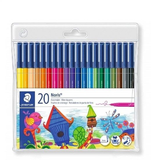 Rotulador NORIS 326, 20 colores
