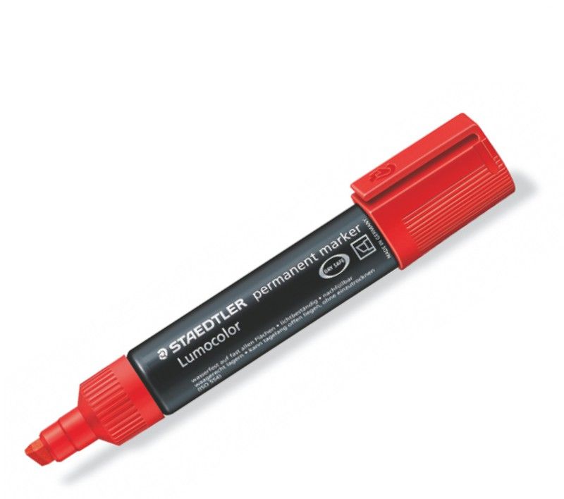 Rotulador permanente LUMOCOLOR 385, Rojo - UE