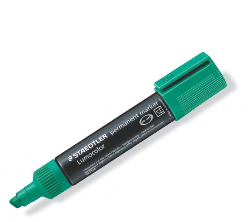 Rotulador permanente LUMOCOLOR 385, Verde - UE