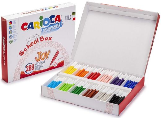 Rotuladores CARIOCA punta fina Joy, caja 288 u