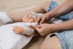 Saquet accessori per a ninot 40 cm.