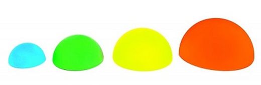 Semiesferas gigantes de equilibrio