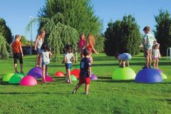 Semiesferas gigantes de equilibrio