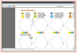 Juego de lenguaje Send a Message