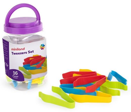Set de pinzas para practicar la motricidad fina