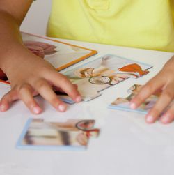 Set 12 puzzles - Niños felices del mundo