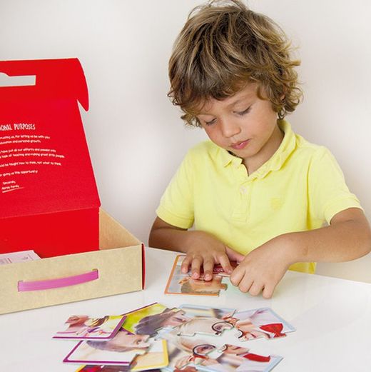 Set 12 puzzles - Niños felices del mundo