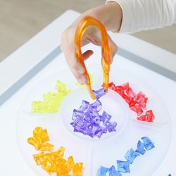 Set 15 pinces translúcides