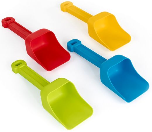 Set 4 palas harineras 25 cm