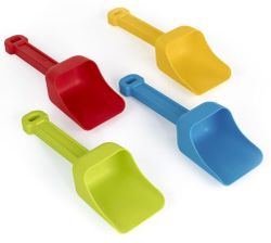 Set 4 palas harineras bebé