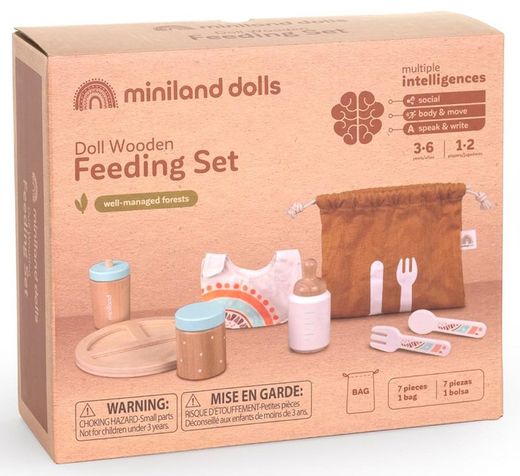 Set alimentació fusta ninots