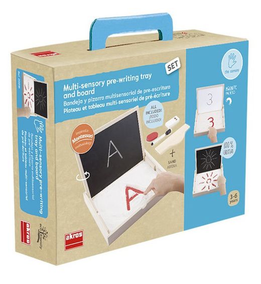 Set safata i pissarra multisensorial de preescriptura