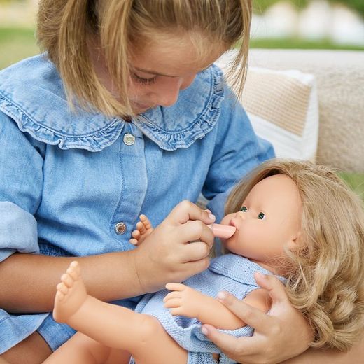 Set de bellesa de fusta per a ninots