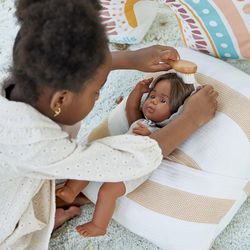 Set de bellesa de fusta per a ninots