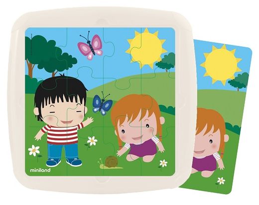 Set de 4 puzzles: Las estaciones del año