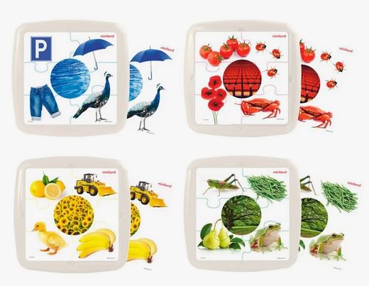 Set 4 puzzles: Los colores