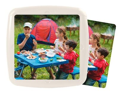 Set 4 puzles: Oci amb amics